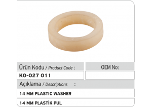 14 MM Plastik Pul