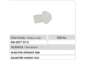 Enjektör Aparat Ucu