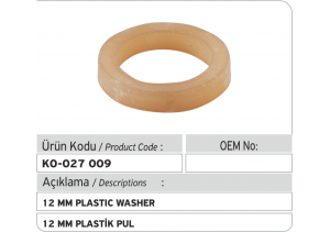 12 MM Plastik Pul