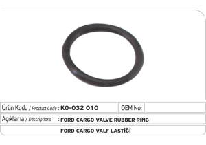 Ford Cargo Valf O-ringi