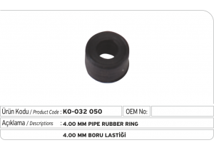 4.00 mm Boru Lastiği