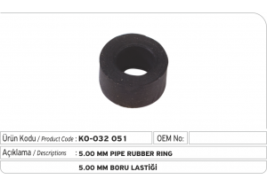 5.00 mm Boru Lastiği