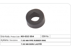 7.00 mm Boru Lastiği