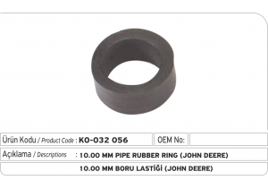 10.00 mm Boru Lastiği