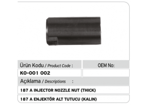 7008-187 A Perkins Enjektör Tutucusu (kalın)