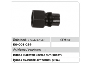 Isbora Enjektör Tutucusu (kısa)