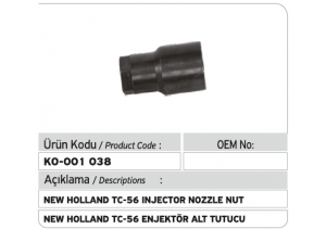 New Holland TC-56 Enjektör Tutucusu