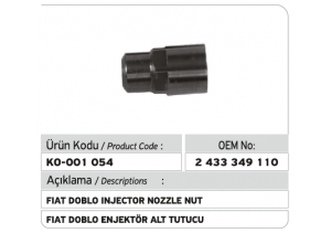 2433349110 Fiat Doblo Enjektör Tutucusu