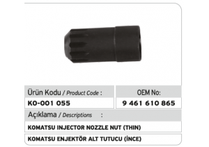 9461610865 Komatsu Enjektör Tutucusu (ince)