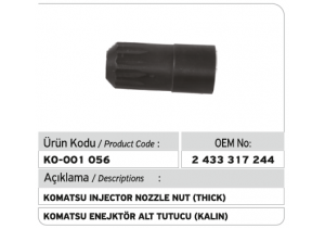 2433317244 Komatsu Enjektör Tutucusu (kalın)