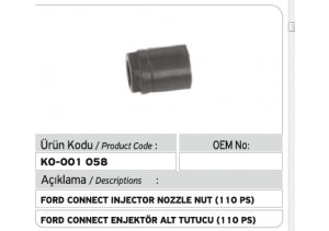 Ford Connect 110 PS Enjektör Tutucusu