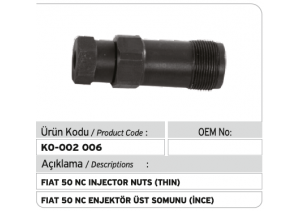 Fiat 50 NC Enjektör Üst Tutucu (ince)
