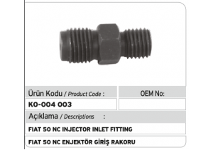 Fiat 50 NC Enjektör Giriş Rakoru