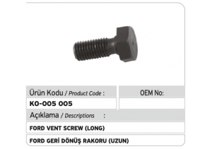 Ford Geri Dönüş Rakoru (uzun)