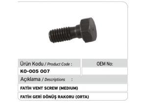 Fatih Geri Dönüş Rakoru (orta)