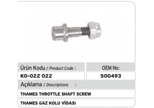 500493 Thames Gaz Kolu Vidası