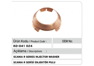 Scania R Serisi Enjektör Pulu