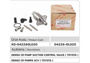 04226-0L020 Denso Common Rail Pump Suction Control Valve (TOYOTA) 