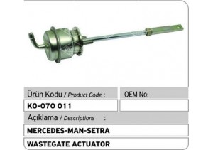 Mercedes-MAN-Setra Turbocharger Wastegate Actuator