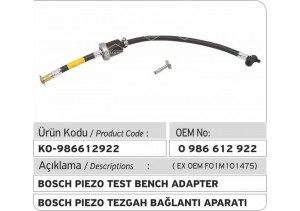 0986612922 Bosch Piezo Test Bench Adapter