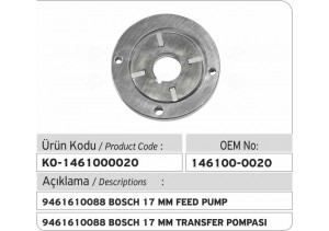 9461610088 Bosch 17 mm Transfer Pompası (Zexel 146100-0020)