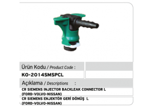 Siemens Common Rail Enjektör Geri Dönüş Plastiği L (Ford - Nissan - Volvo)