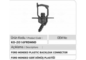 Ford Mondeo Geri Dönüş Plastiği