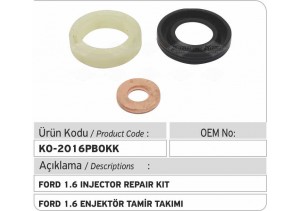 Ford Peugeot Citroen 1.6 Injector Seal Kit 1233683 30757304 1982A0 198185