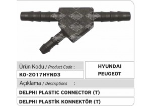 Hyundai Peugeot Common Rail Enjektör Geri Dönüş Plastiği 3