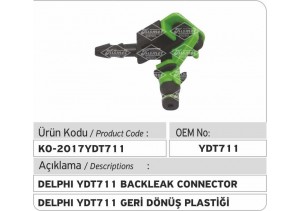9674231880  Citroen Peugeot YDT711 Delphi Plastic Connector
