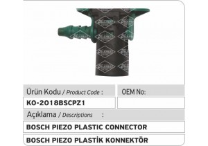 Bosch Piezo Geri Dönüş Plastiği 2018