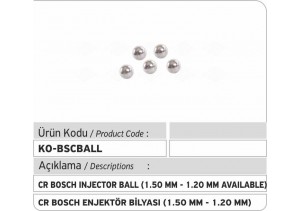 Bosch Common Rail Enjektör Bilyası (1.20 - 1.50 mm)