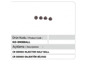 Denso Common Rail Enjektör Bilyası