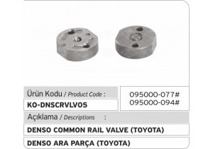 Denso Common Rail Injector Valve (toyota 095000-077#/094#)