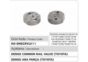 Denso Common Rail Injector Valve (toyota 095000-604#/623#/691#/727#/728#/7633/764#/641#/696#/730#/731#/766#/561#/611#/690#/724#/725#/760#/761#)