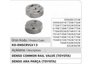 Denso Common Rail Injector Valve (toyota 095000-574#/589#/687#/735#/736#/772#/773#/552#/593#/619#/738#/739#/775#/776#/853#/874#/671#/701#/745#/782#/676#/703#/740#/741#/778#/754#/672#/702#/747#/784#/544#/592#/822#/829#)