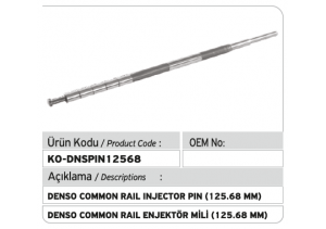 Denso Common Rail Enjektör Mili 125.68 mm