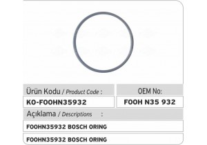 F00HN35932 Bosch Oring