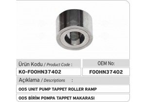 F00HN37402 Bosch Birim Pompa Tappet Makarası