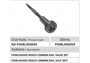 F00RJ00005 Common Rail Valve Set