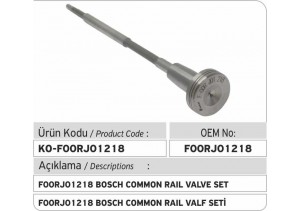 F00RJ01218 Common Rail Valve Set