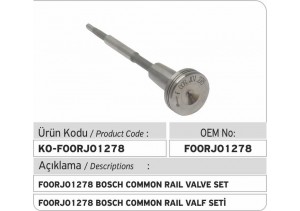 F00RJ01278 Common Rail Valve Set