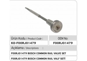 F00RJ01479 Common Rail Valve Set