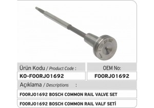 F00RJ01692 Common Rail Valve Set