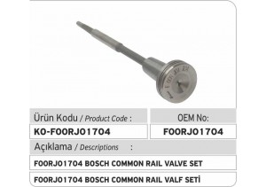 F00RJ01704 Common Rail Valve Set