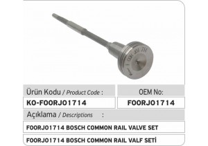 F00RJ01714 Common Rail Valve Set