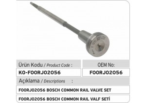 F00RJ02056 Common Rail Valve Set