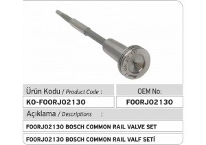F00RJ02130 Common Rail Valve Set