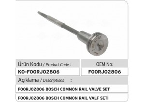 F00RJ02806 Common Rail Valve Set