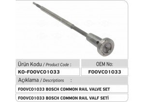 F00VC01033 Common Rail Valve Set